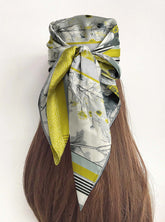 BLOOMVERSE SILK HEAD SCARF