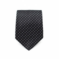 TIMELESS BLACK TIE AND POCKET SQUARE SET