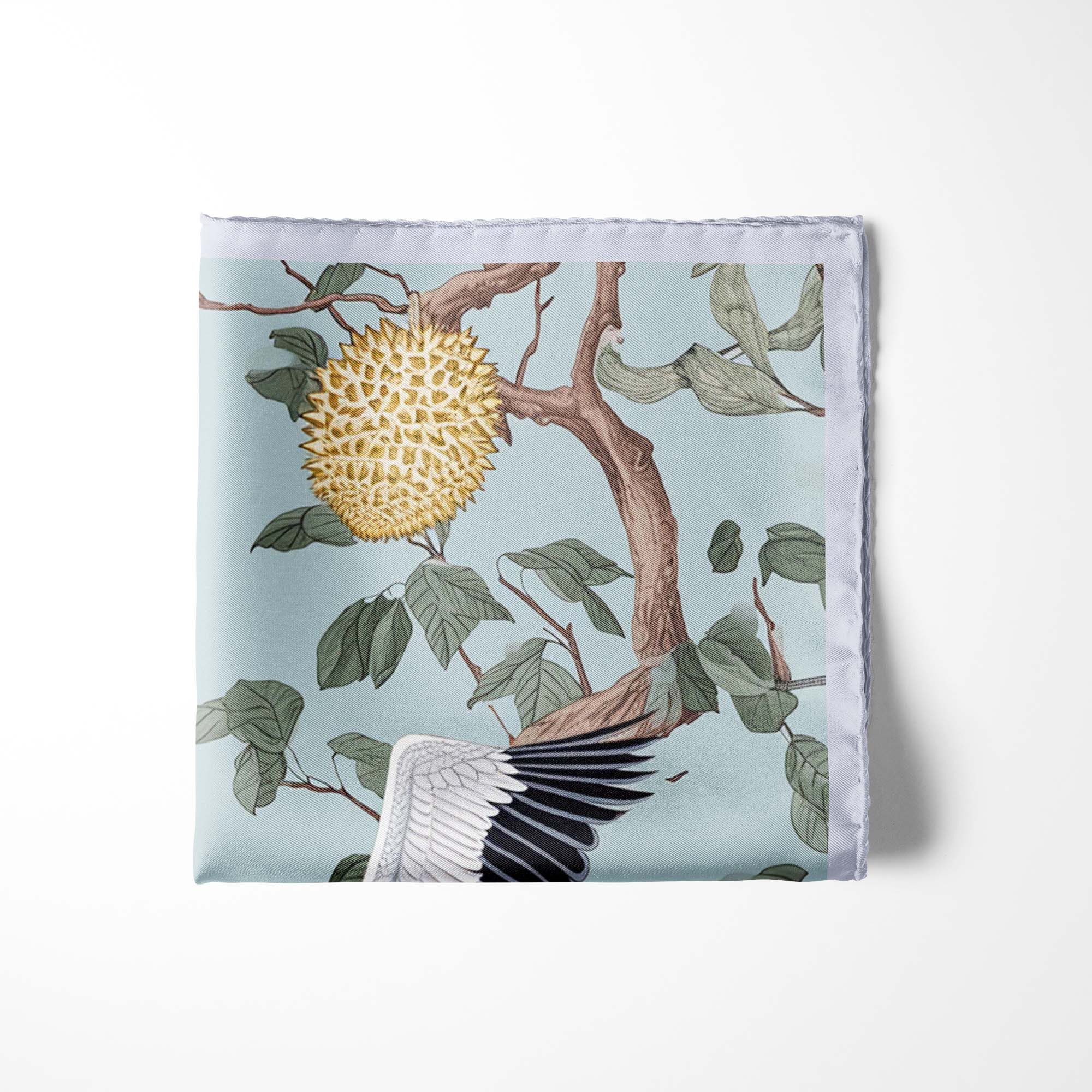 DANCING CRENIES SILK POCKET SQUARE DANCING CRENIES SILK POCKET SQUARE