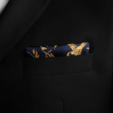 BEAUTIFUL FLYING BIRD SILK POCKET SQUARE