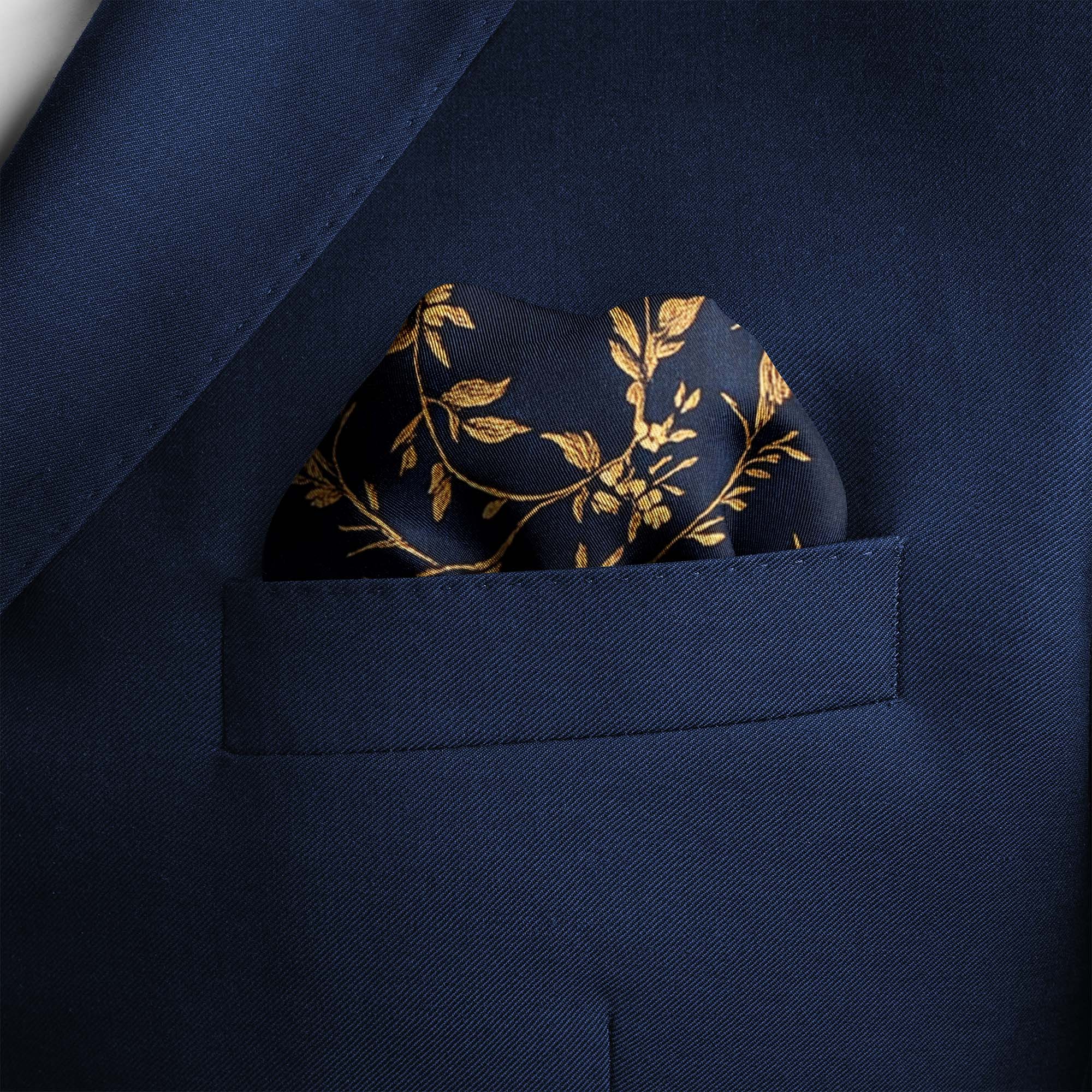 BEAUTIFUL FLYING BIRD SILK POCKET SQUARE BEAUTIFUL FLYING BIRD SILK POCKET SQUARE