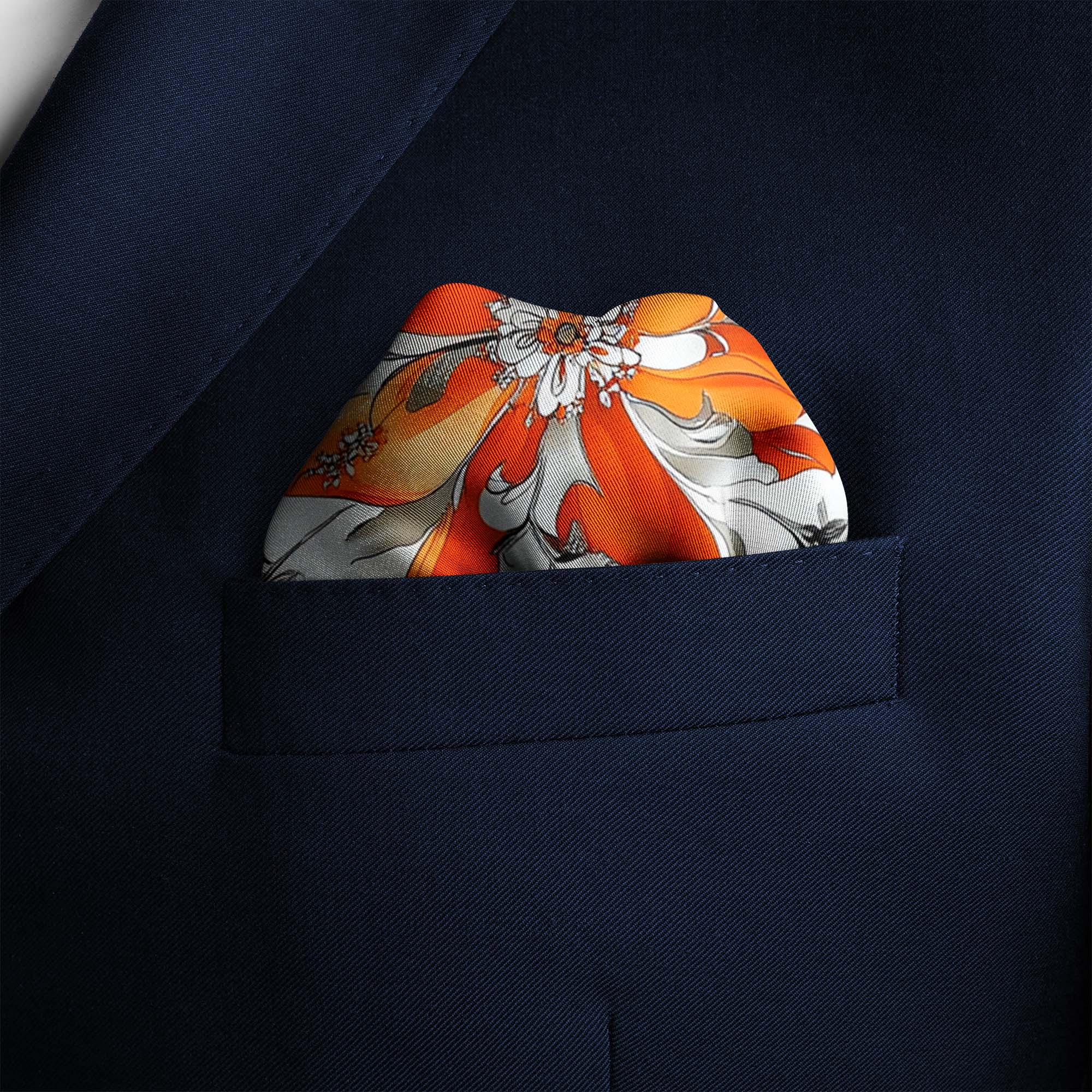VINTAGE BANDANA SILK POCKET SQUARE VINTAGE BANDANA SILK POCKET SQUARE