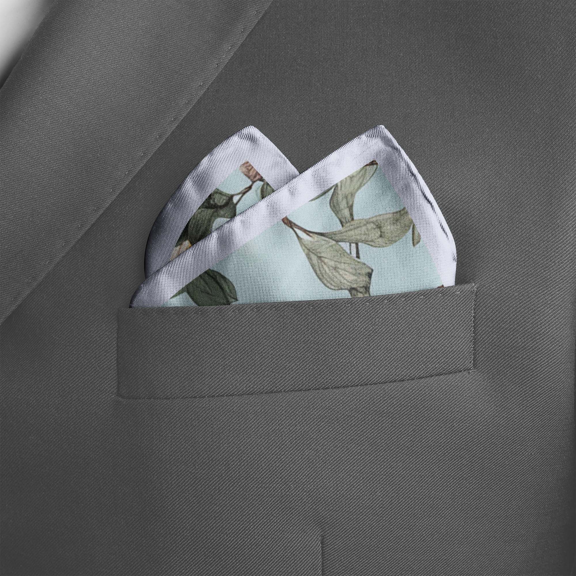 DANCING CRENIES SILK POCKET SQUARE DANCING CRENIES SILK POCKET SQUARE