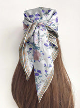 BLOSSARIA SILK HEAD SCARF