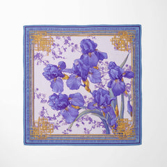 IRIS SILK BANDANA