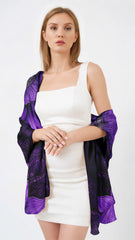 LAVENDARA SILK LONG LADIES SCARF