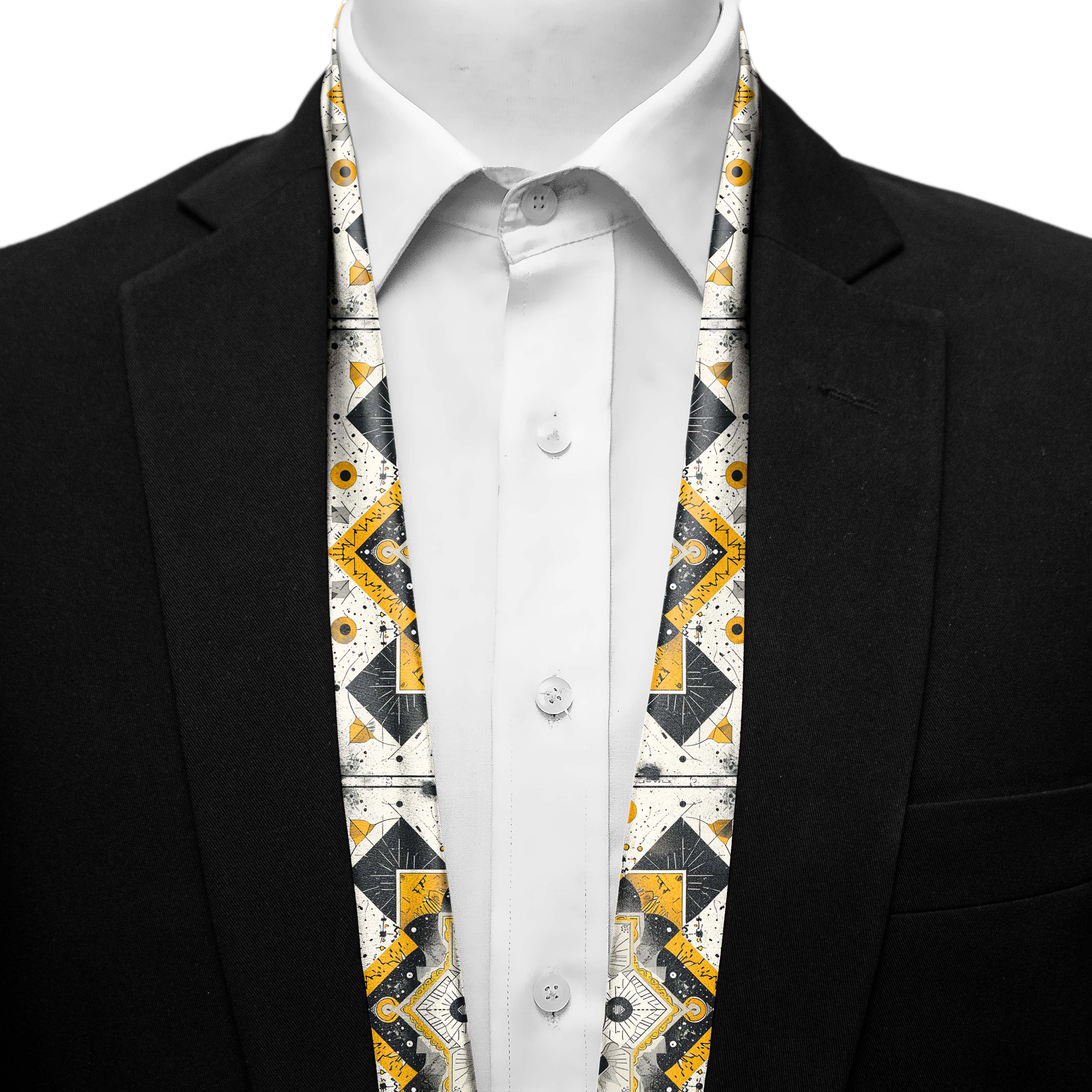 ETHNIC ABSTRACT MEN SCARF-PREMIUM COLLECTION ETHNIC ABSTRACT MEN SCARF-PREMIUM COLLECTION