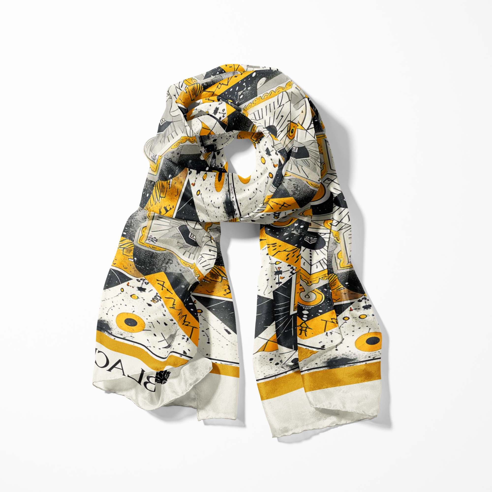 ETHNIC ABSTRACT MEN SCARF AND POCKET SQUARE SET – PREMIUM COLLECTION ETHNIC ABSTRACT MEN SCARF AND POCKET SQUARE SET – PREMIUM COLLECTION