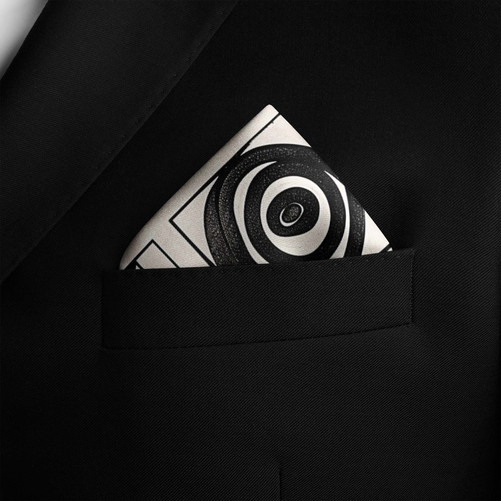 BREON O'CASEY SILK POCKET SQUARE BREON O'CASEY SILK POCKET SQUARE