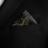 DEER SUN SILK POCKET SQUARE