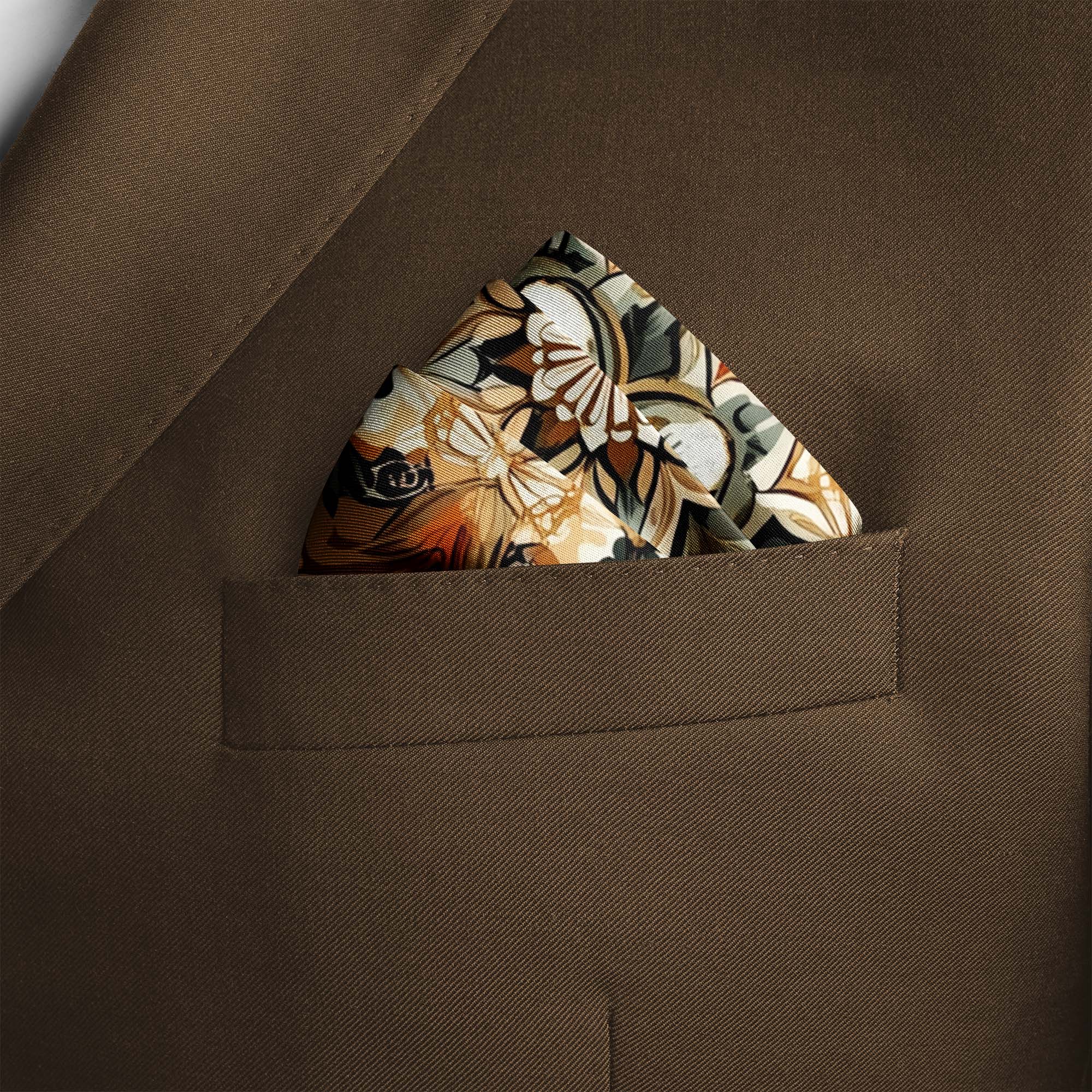 ISLAMIC LUXURY SILK POKCET SQUARE ISLAMIC LUXURY SILK POKCET SQUARE