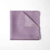 LILAC DOT SILK POCKET SQUARE