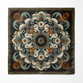 VERMILLION SILK POCKET SQUARE