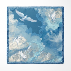 SKYWARD MEN SCARF AND POCKET SQUARE SET – PREMIUM COLLECTION