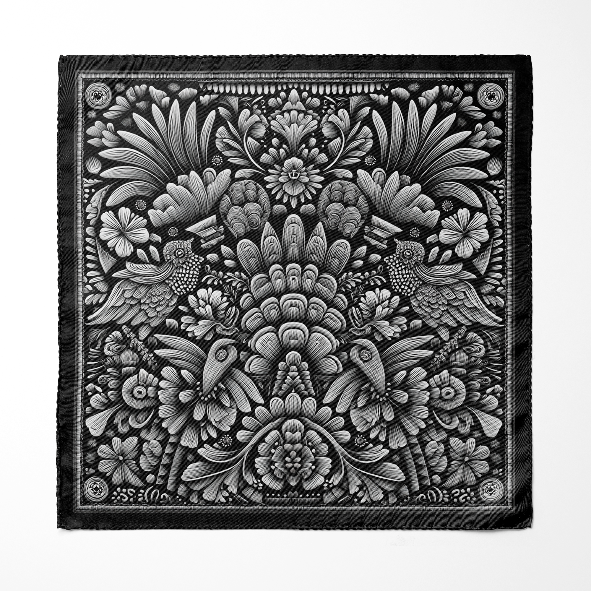 NOIR MEN SCARF AND POCKET SQUARE SET – PREMIUM COLLECTION NOIR MEN SCARF AND POCKET SQUARE SET – PREMIUM COLLECTION