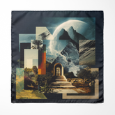 PORTALIS SILK POCKET SQUARE