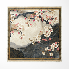 HANAMI MEN SCARF AND POCKET SQUARE SET – PREMIUM COLLECTION