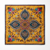 MARIGOLD BLOOM SILK ASCOT - PREMIUM COLLECTION