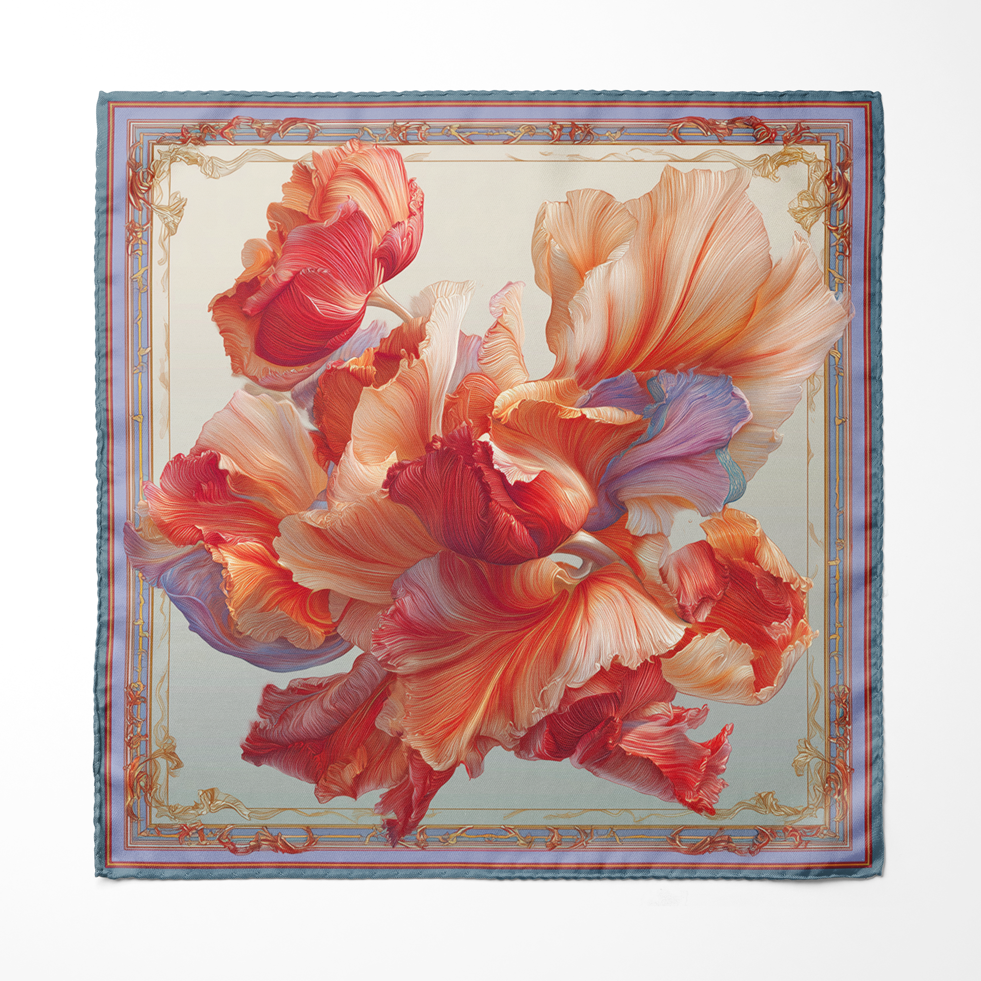 BLOSSOM SILK ASCOT - PREMIUM COLLECTION BLOSSOM SILK ASCOT - PREMIUM COLLECTION
