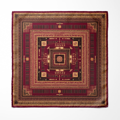 MANDALA FORT MEN SCARF AND POCKET SQUARE SET – PREMIUM COLLECTION
