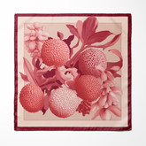 LYCHEORA SILK POCKET SQUARE