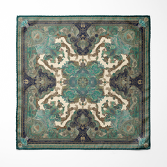 SELENE SILK ASCOT AND POCKET SQUARE SET – PREMIUM COLLECTION