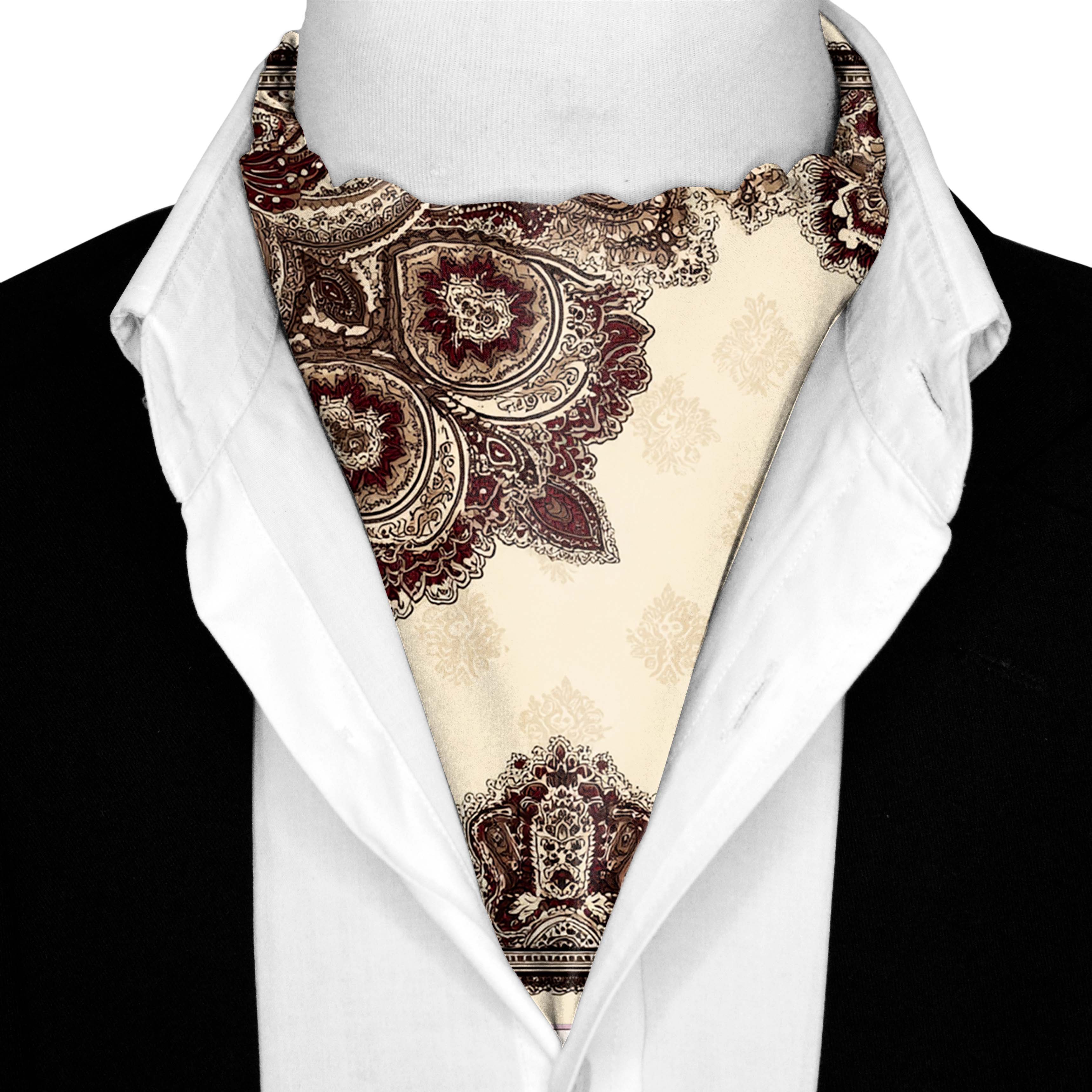 BAHAR SILK ASCOT AND POCKET SQUARE SET – PREMIUM COLLECTION BAHAR SILK ASCOT AND POCKET SQUARE SET – PREMIUM COLLECTION