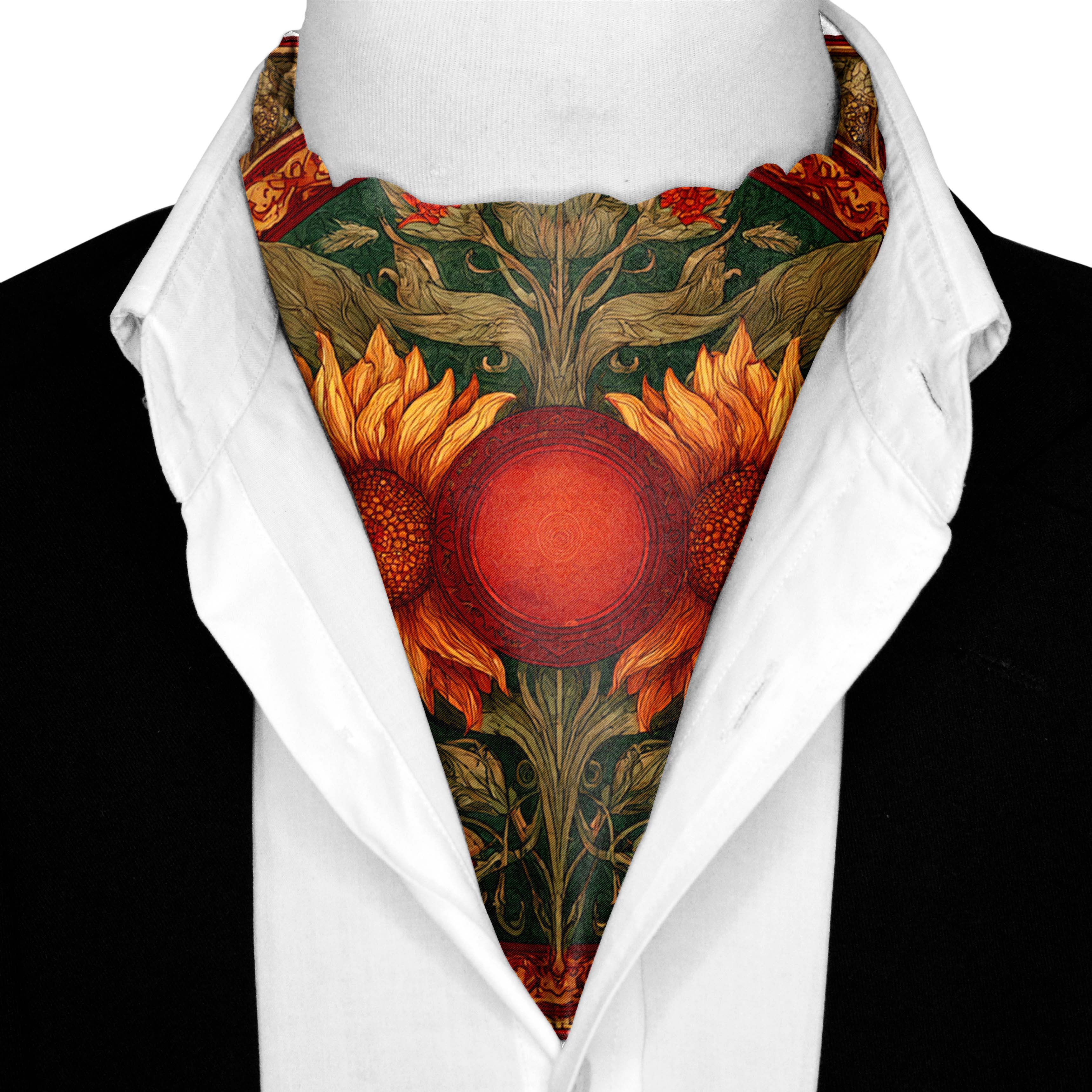 SOLARIS SILK ASCOT AND POCKET SQUARE SET – PREMIUM COLLECTION SOLARIS SILK ASCOT AND POCKET SQUARE SET – PREMIUM COLLECTION