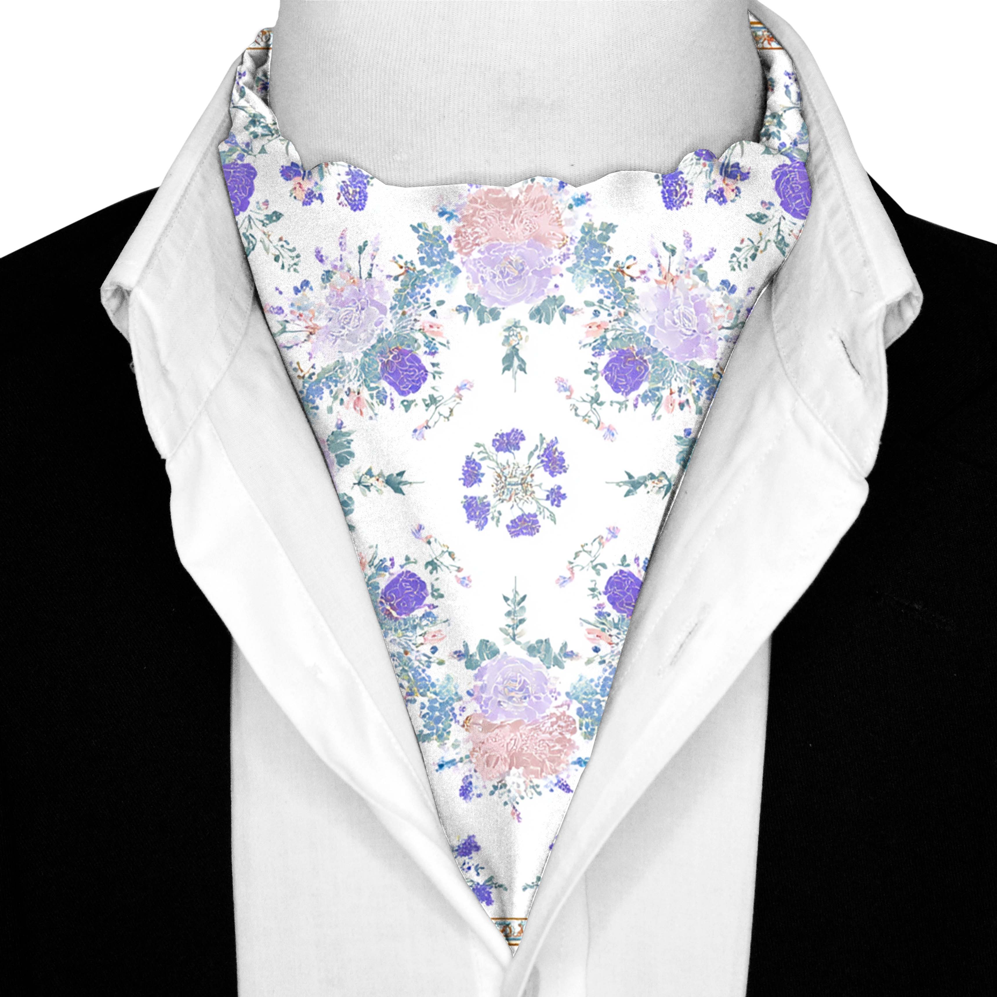 ROSAIRE SILK ASCOT AND POCKET SQUARE SET – PREMIUM COLLECTION ROSAIRE SILK ASCOT AND POCKET SQUARE SET – PREMIUM COLLECTION