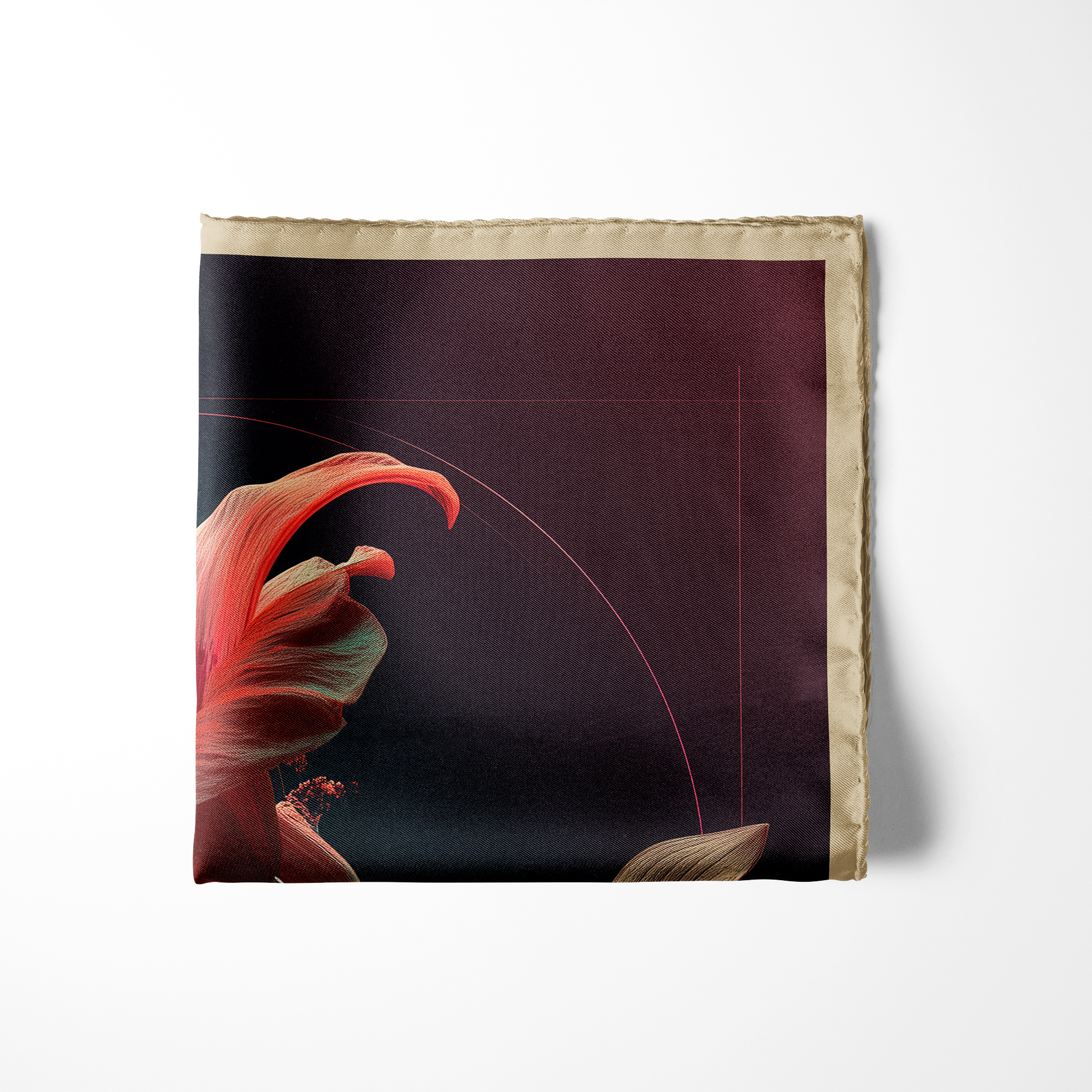 LILIUM SILK POCKET SQUARE LILIUM SILK POCKET SQUARE
