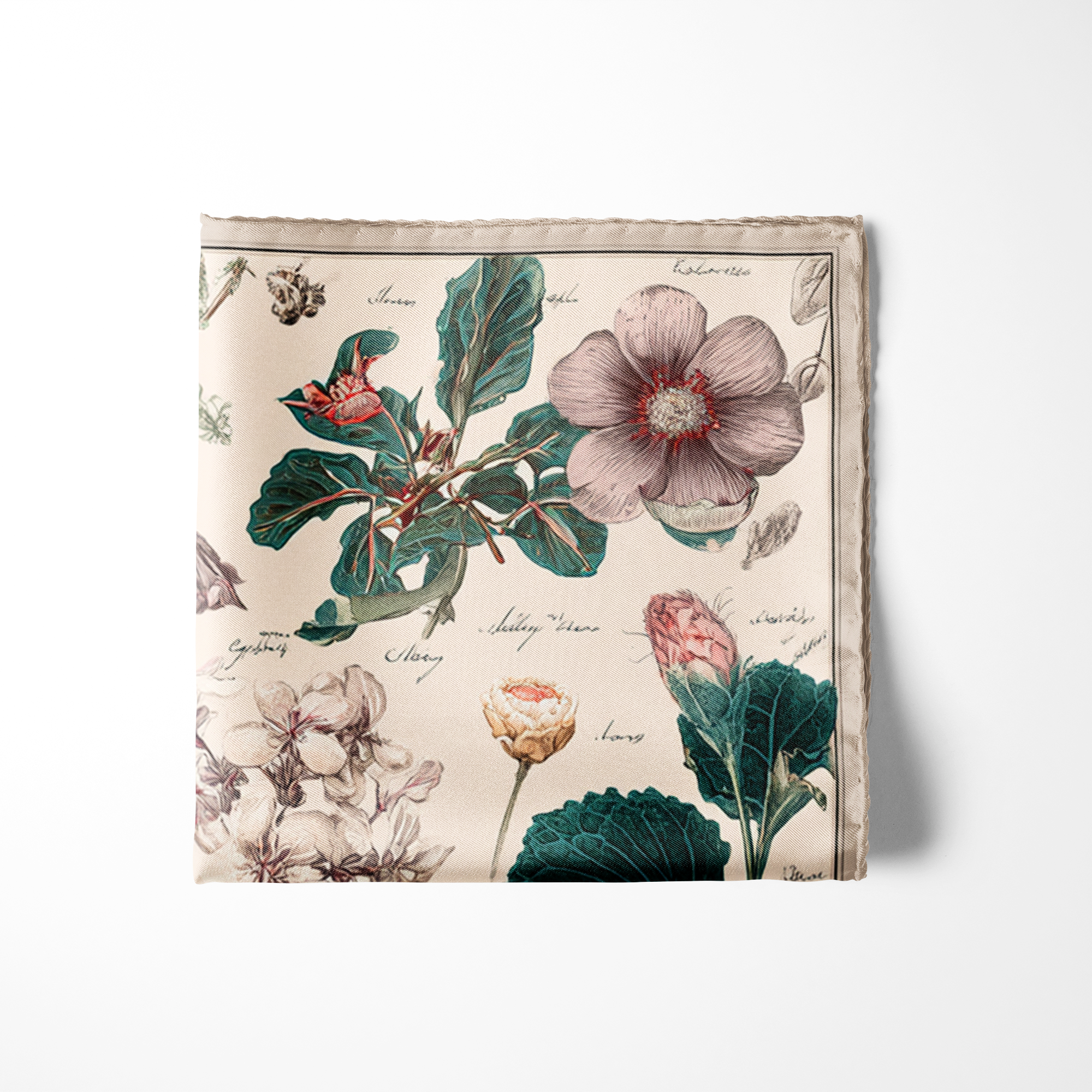 BOTANIKA SILK POCKET SQUARE BOTANIKA SILK POCKET SQUARE