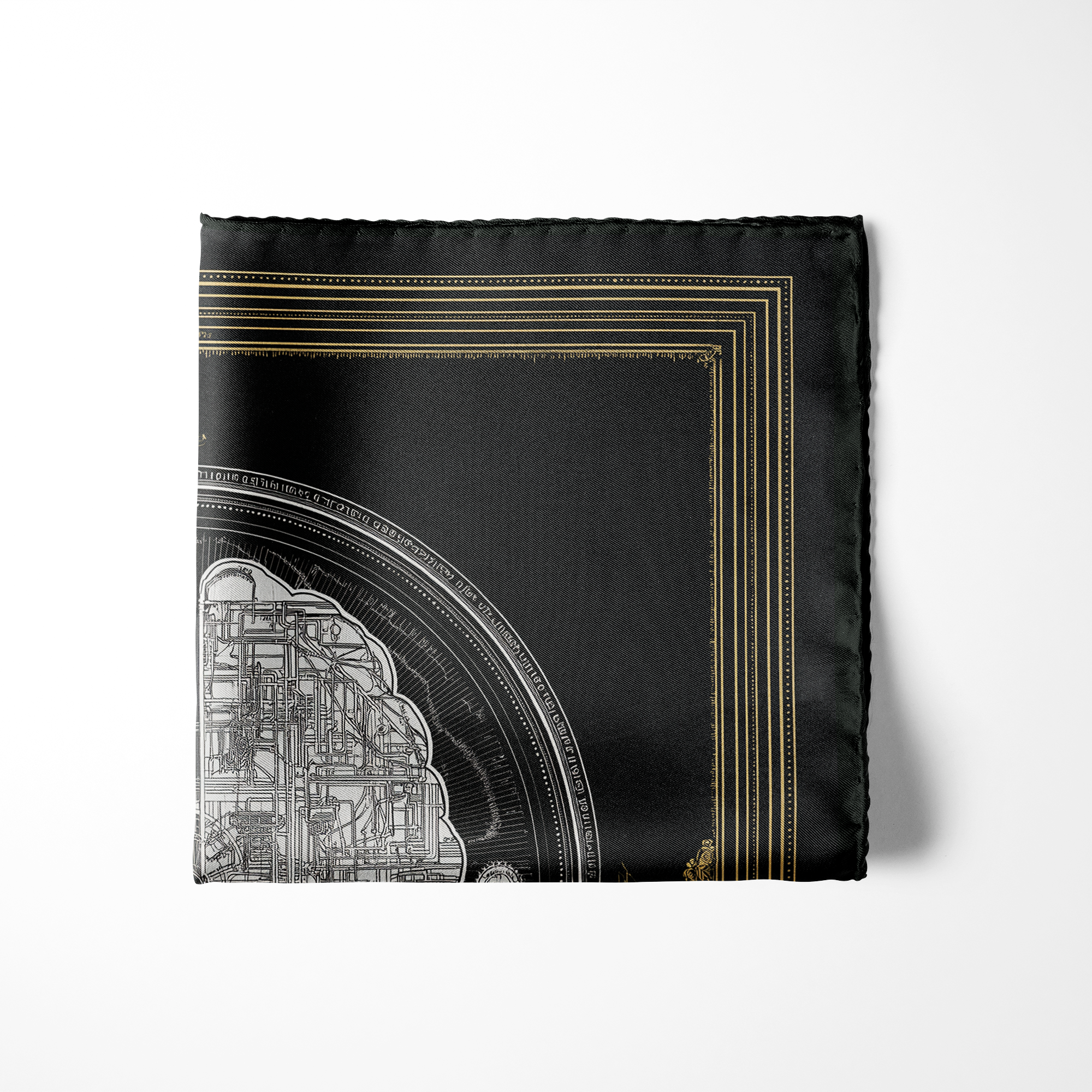 COGMIND SILK POCKET SQUARE COGMIND SILK POCKET SQUARE