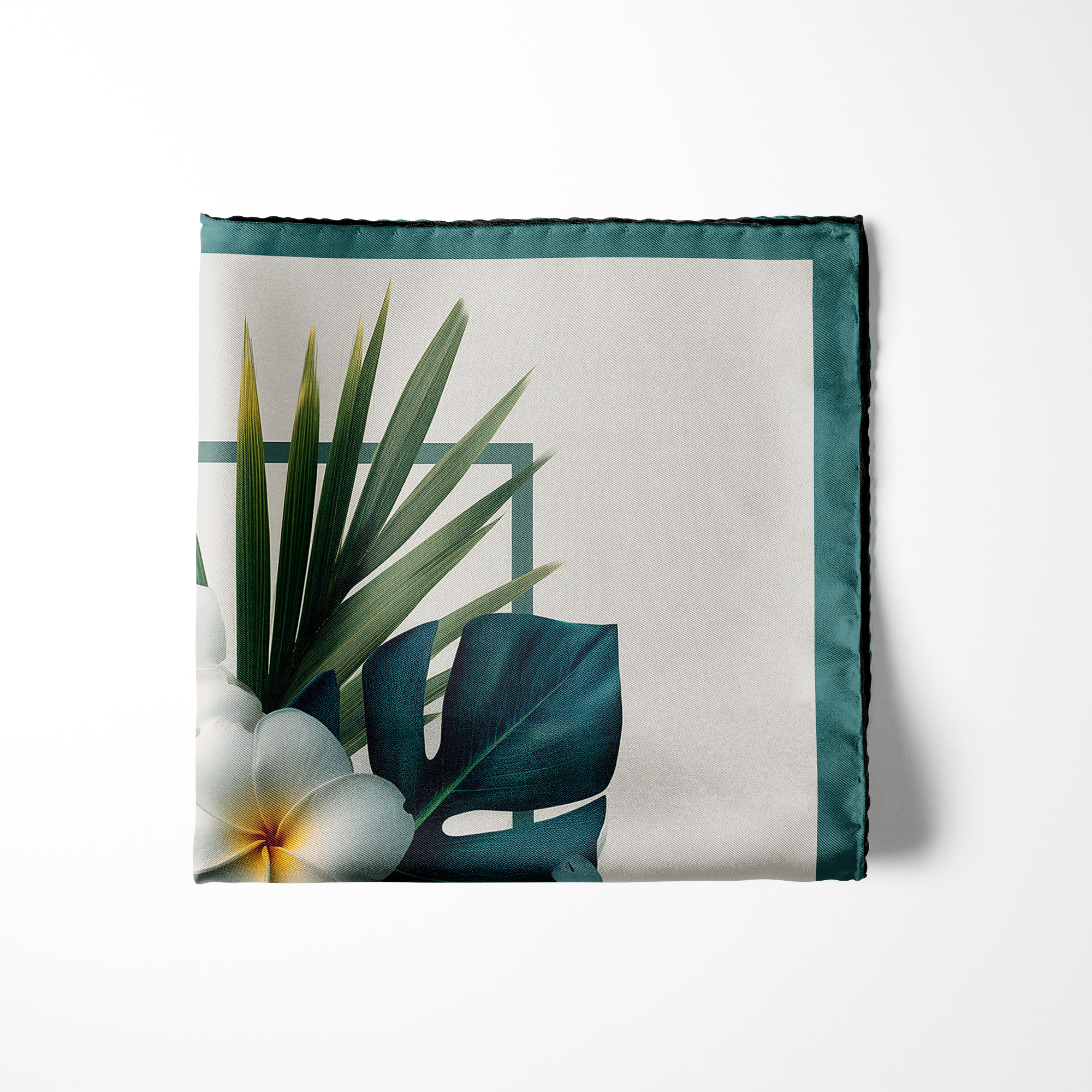 FLORANTA SILK POCKET SQUARE FLORANTA SILK POCKET SQUARE
