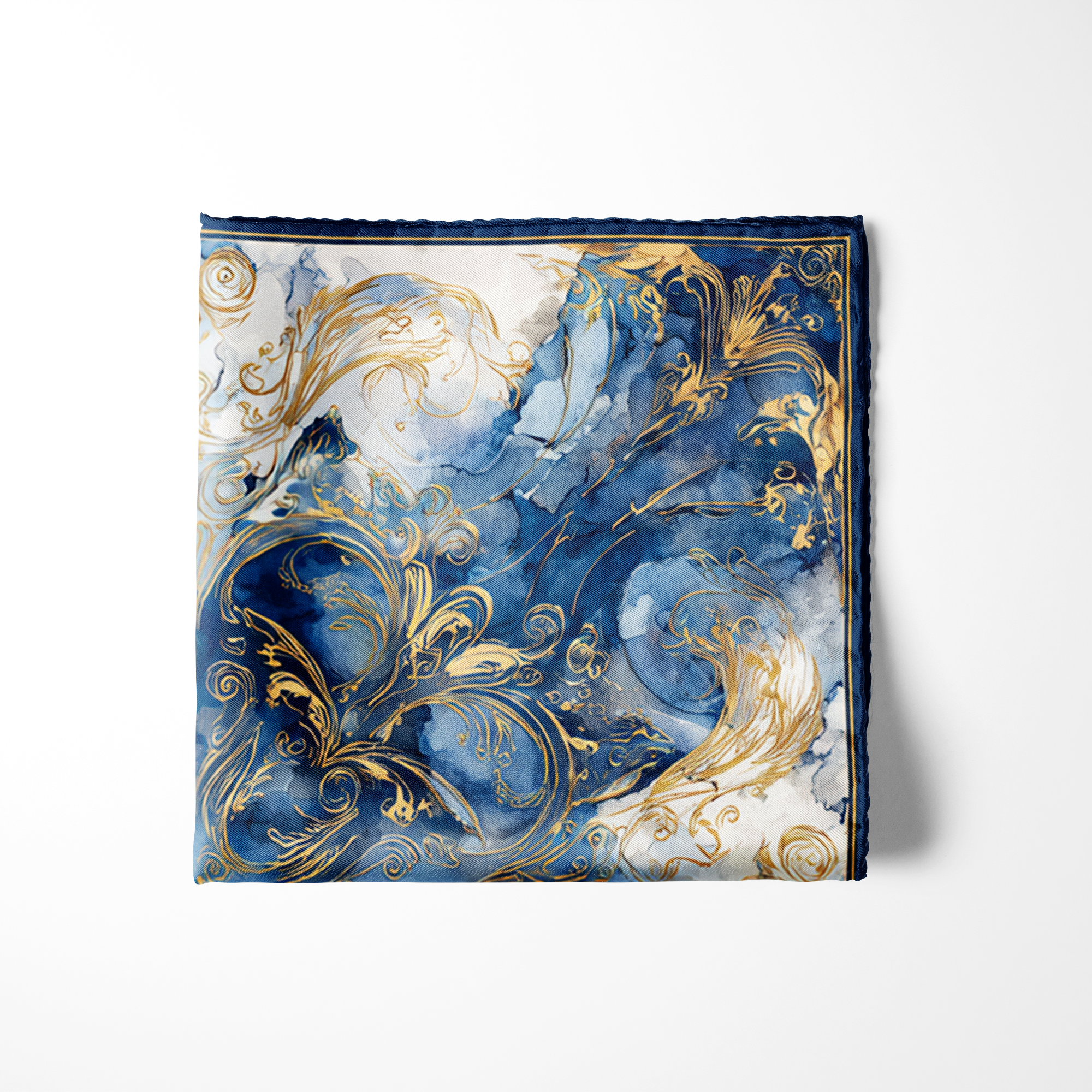 AQUILA SILK POCKET SQUARE AQUILA SILK POCKET SQUARE