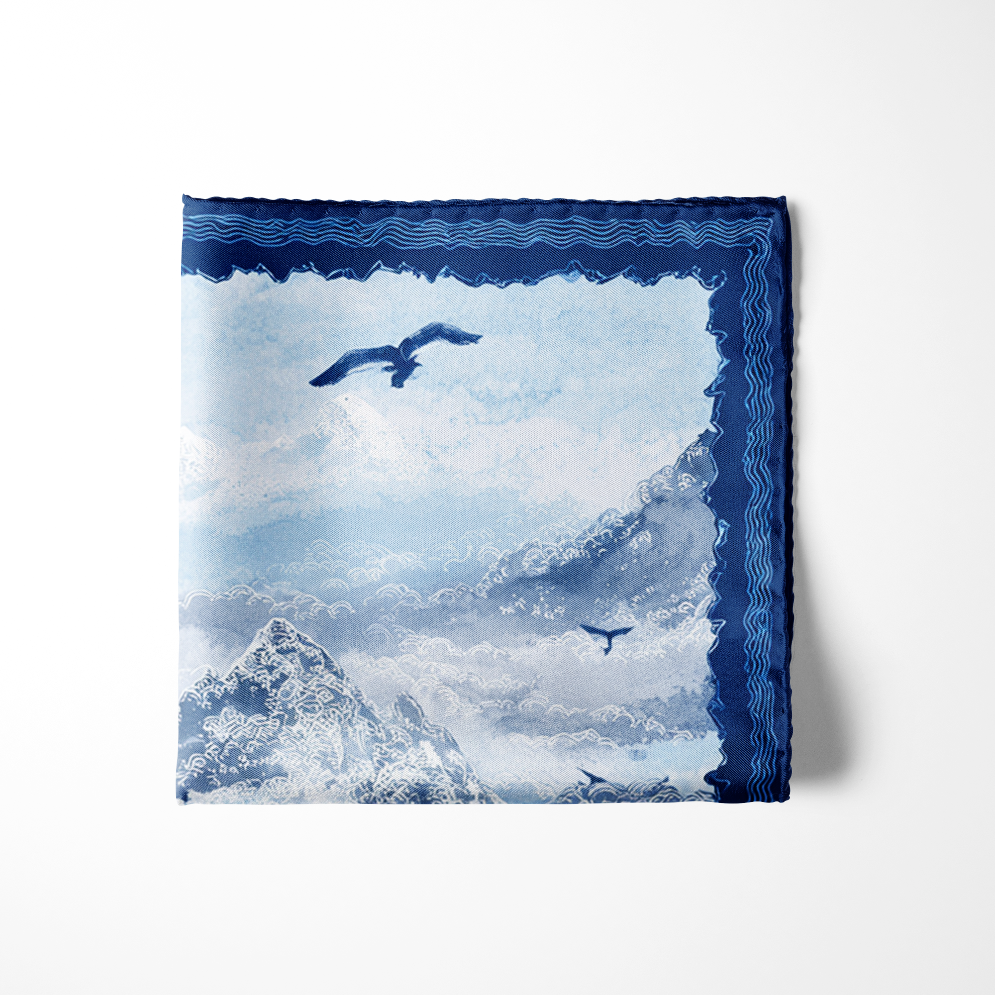 MISTHAVEN SILK POCKET SQUARE MISTHAVEN SILK POCKET SQUARE