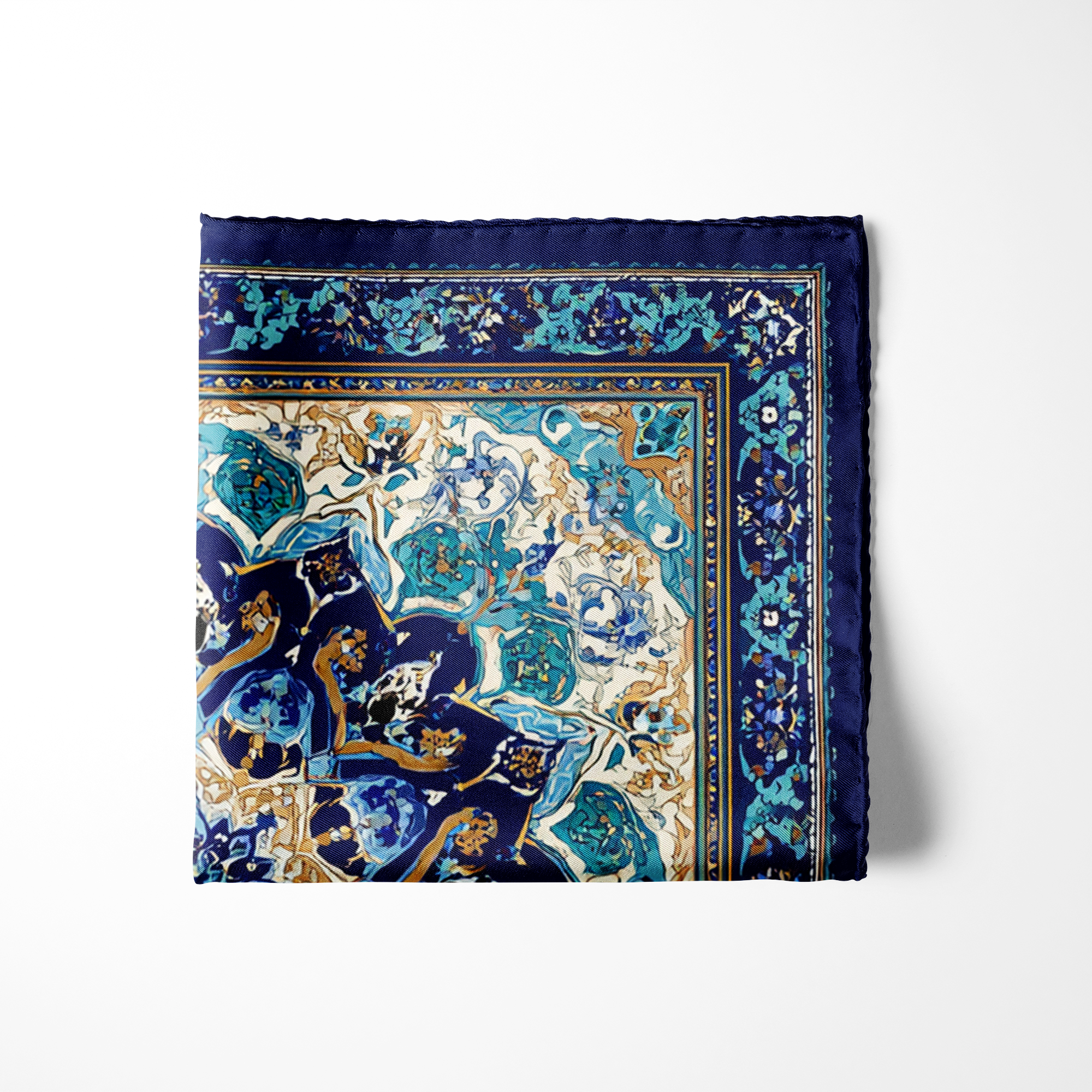 NAVARAH SILK POCKET SQUARE NAVARAH SILK POCKET SQUARE