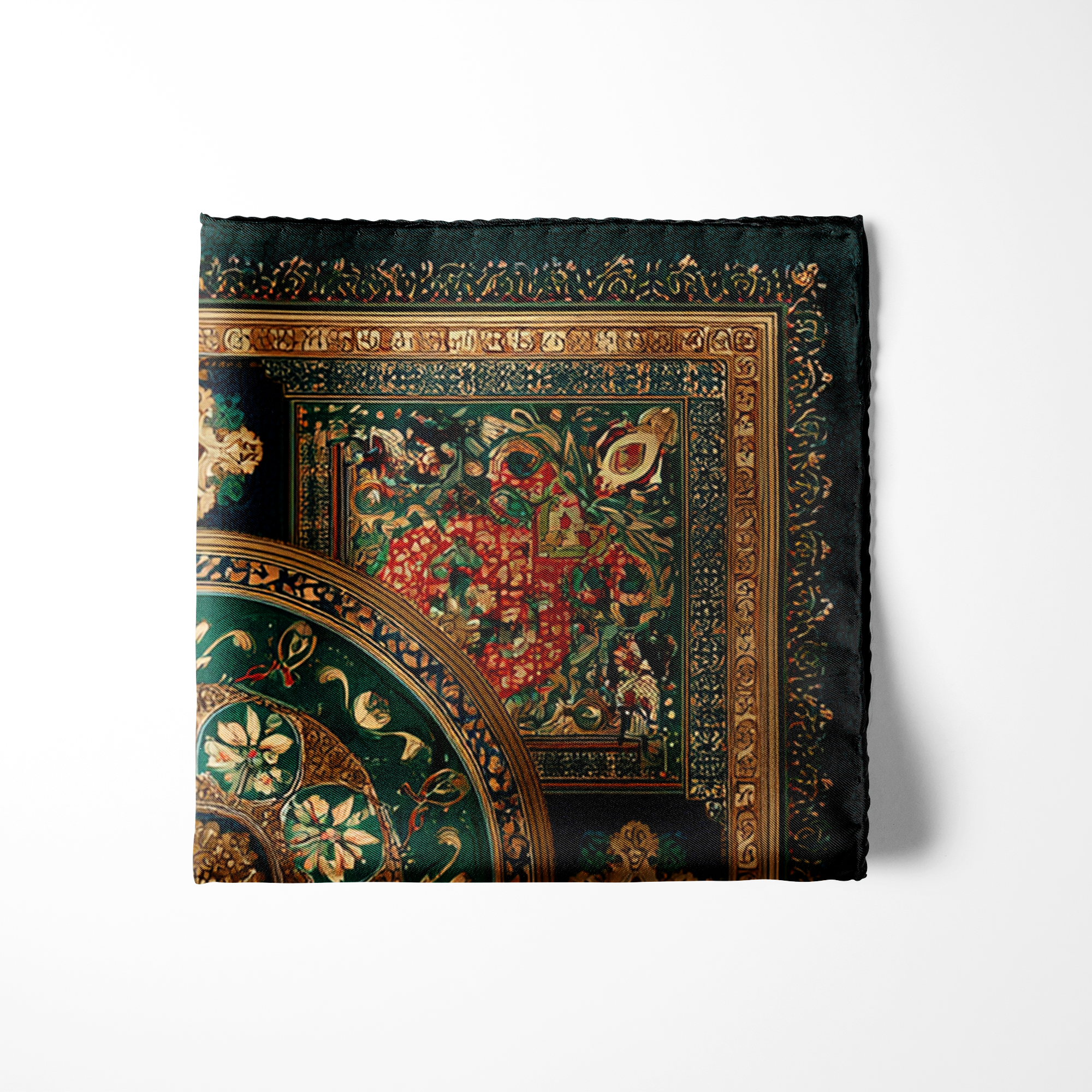 BABYLON SILK POCKET SQUARE BABYLON SILK POCKET SQUARE