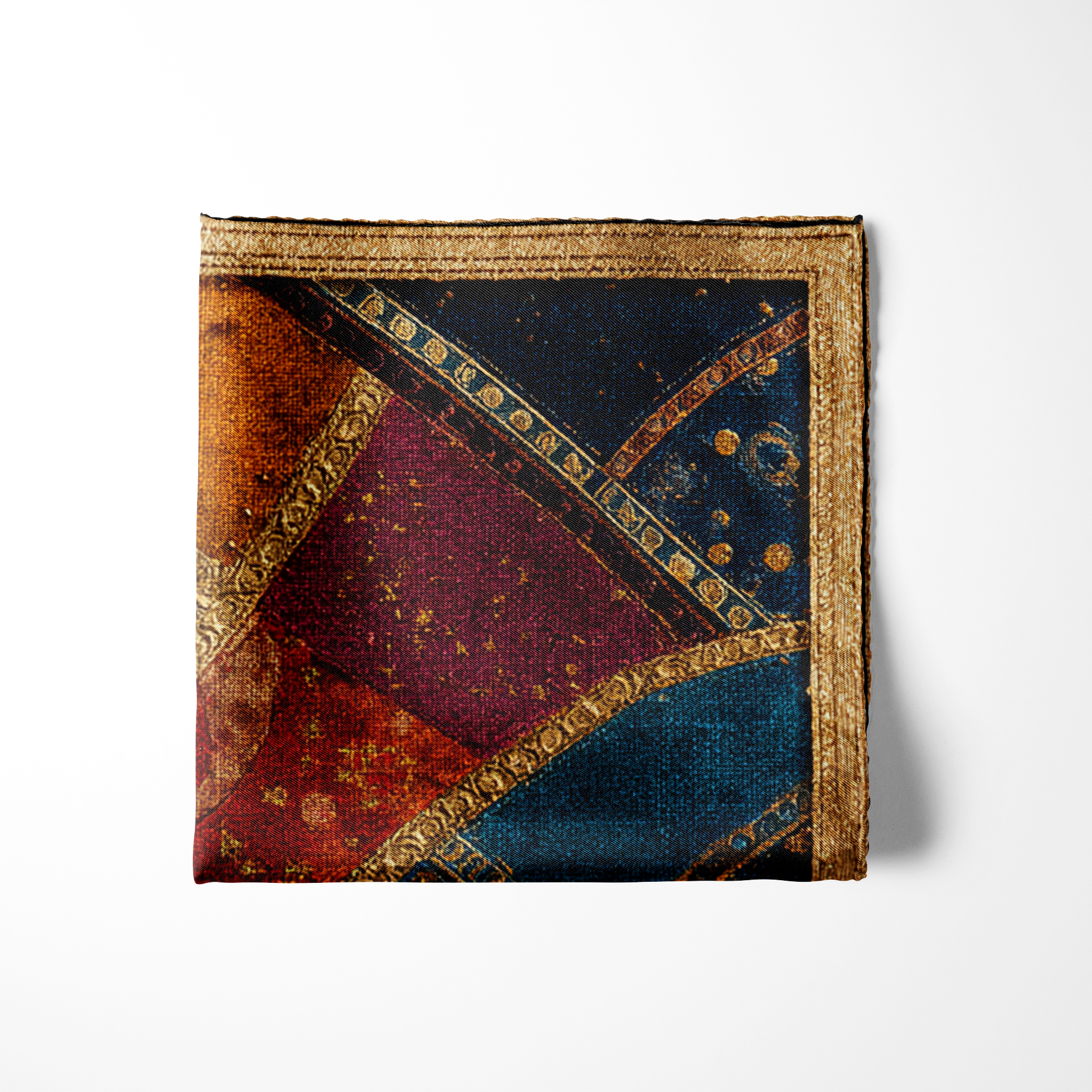 MOSAICO SILK POCKET SQUARE MOSAICO SILK POCKET SQUARE