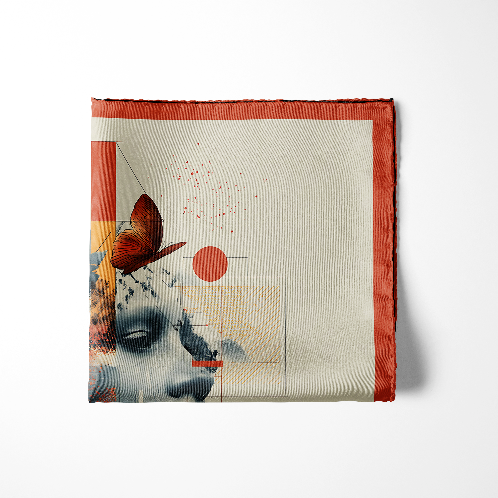 AWAKENING SILK POCKET SQUARE AWAKENING SILK POCKET SQUARE