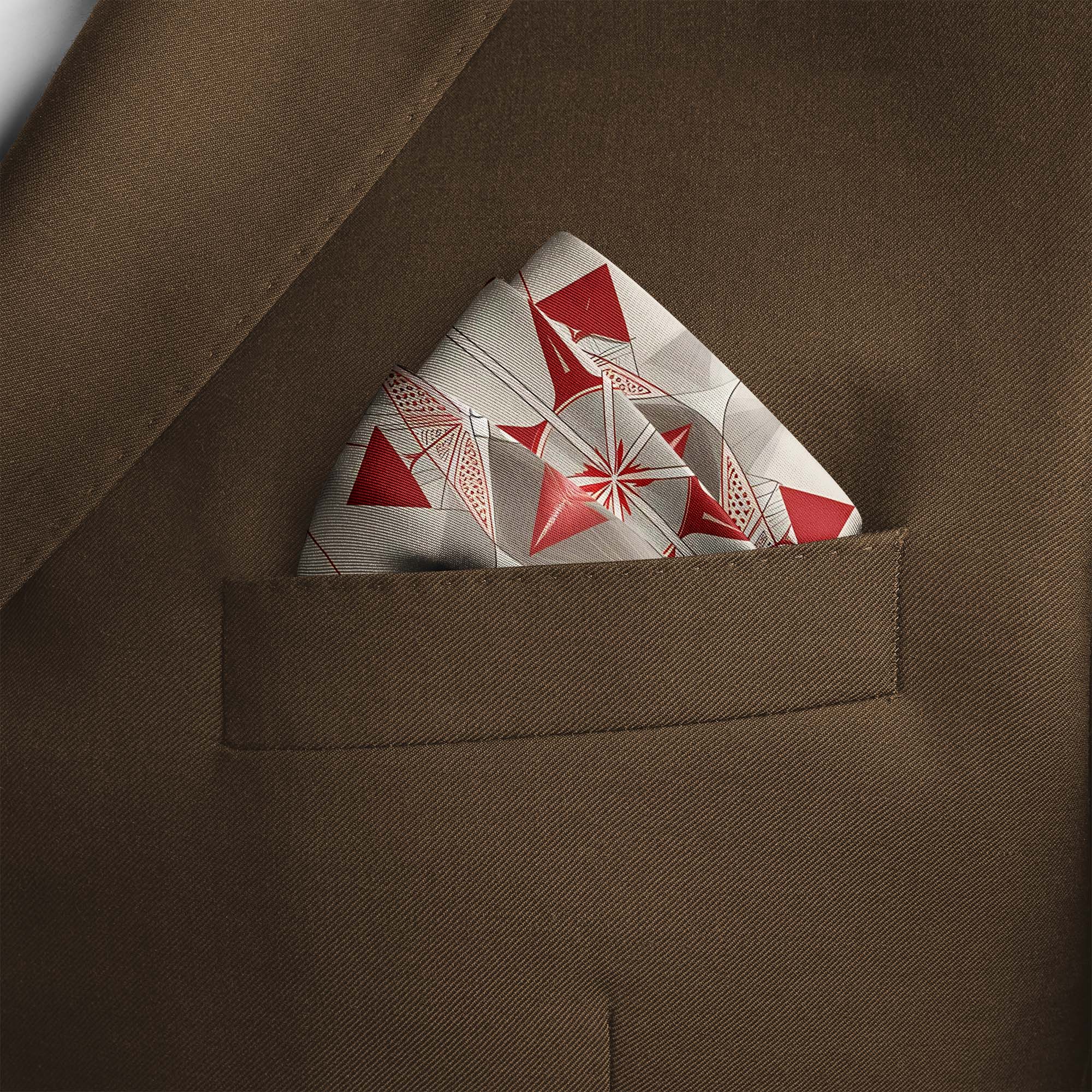 BEAUTIFUL STAR GEOMETRIC SILK POCKET SQUARE BEAUTIFUL STAR GEOMETRIC SILK POCKET SQUARE