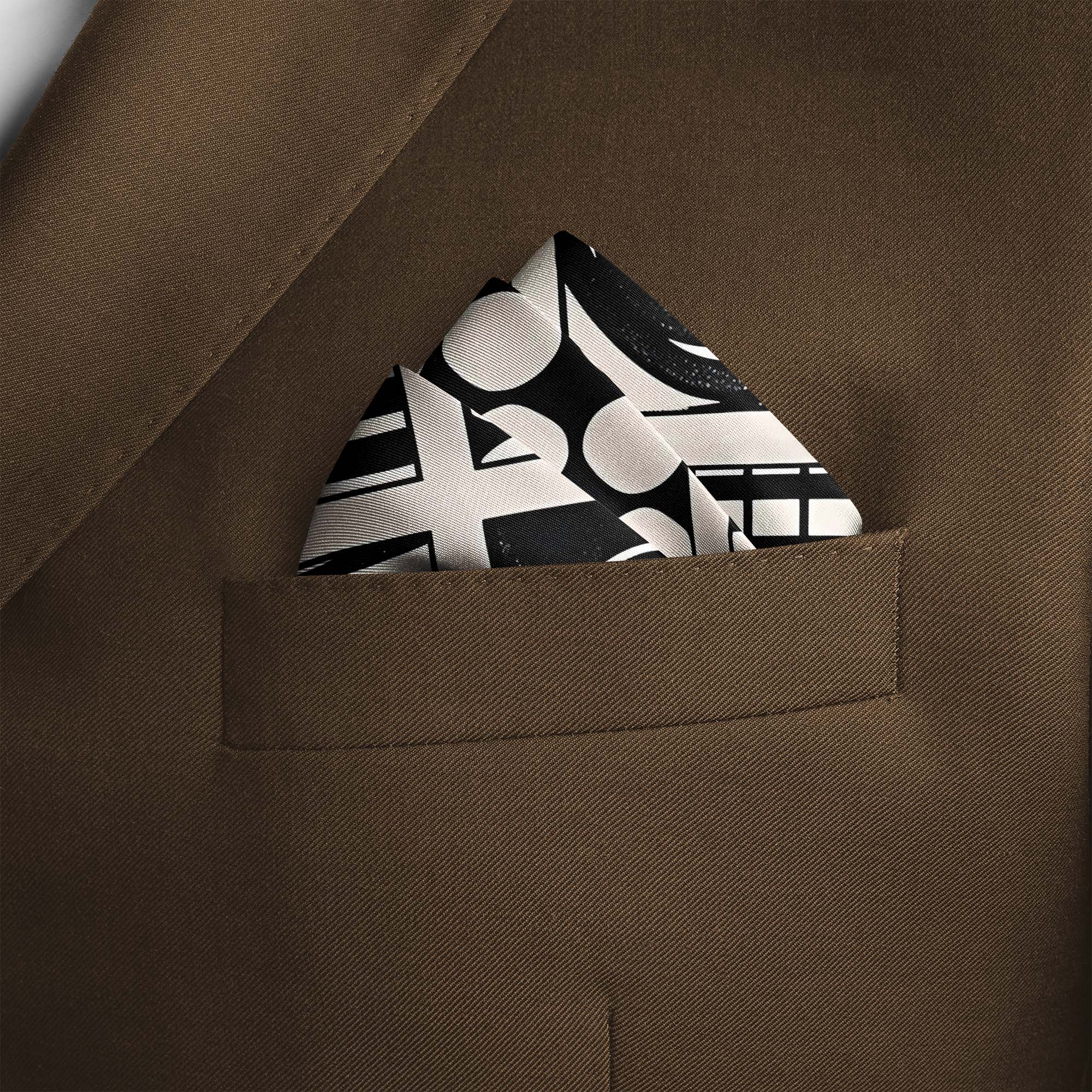 BREON O'CASEY SILK POCKET SQUARE BREON O'CASEY SILK POCKET SQUARE