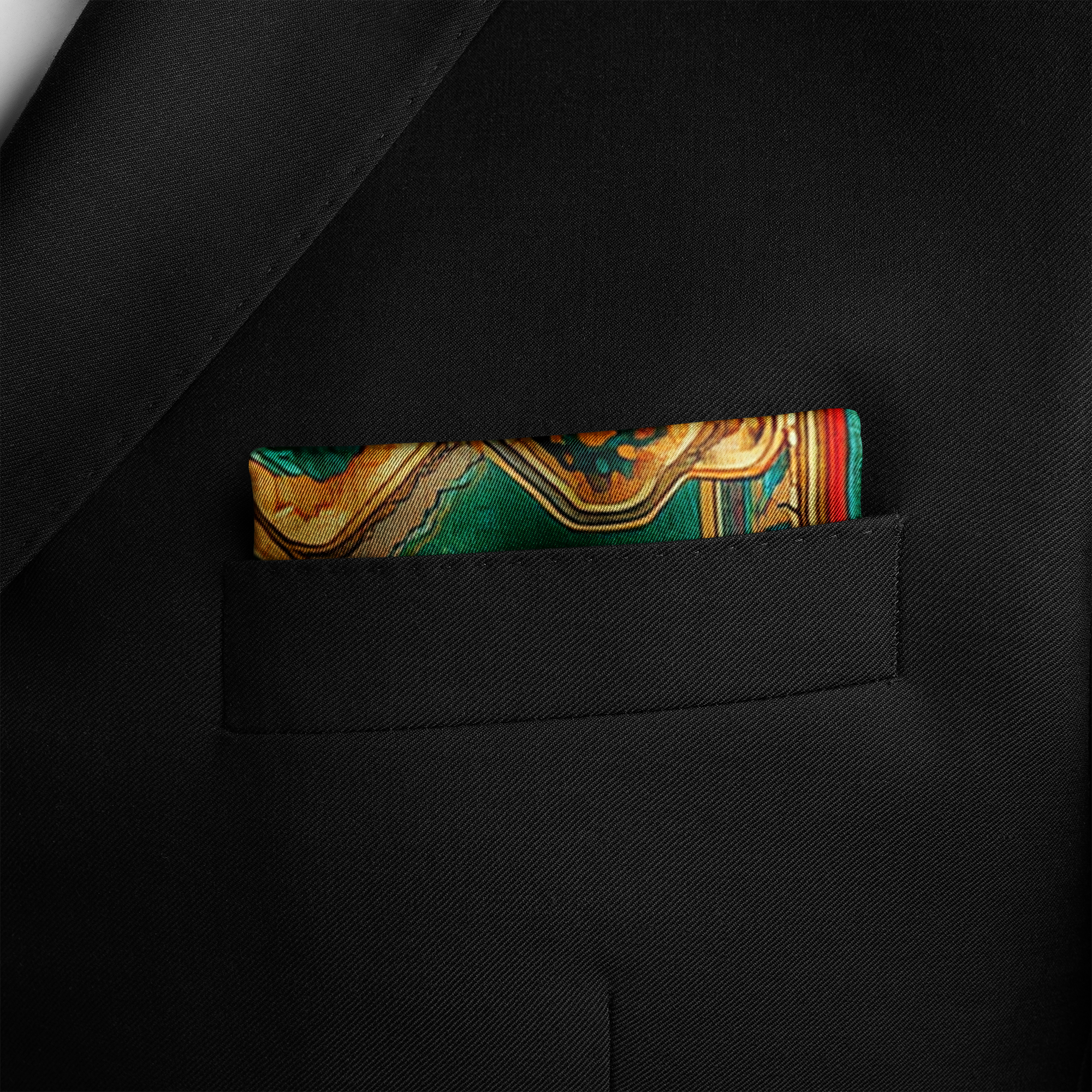 ALHAMBRA SILK POCKET SQUARE ALHAMBRA SILK POCKET SQUARE