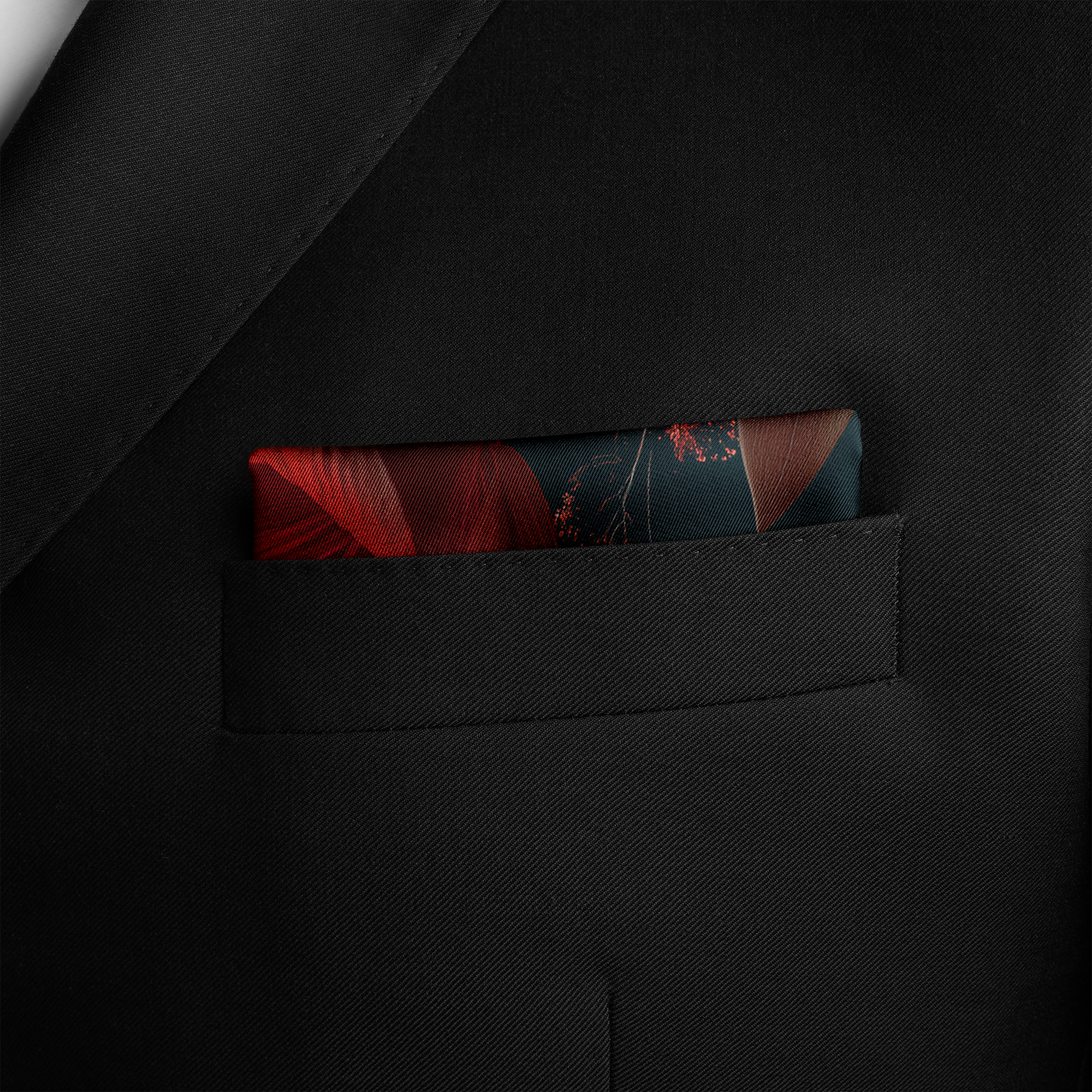 LILIUM SILK POCKET SQUARE LILIUM SILK POCKET SQUARE