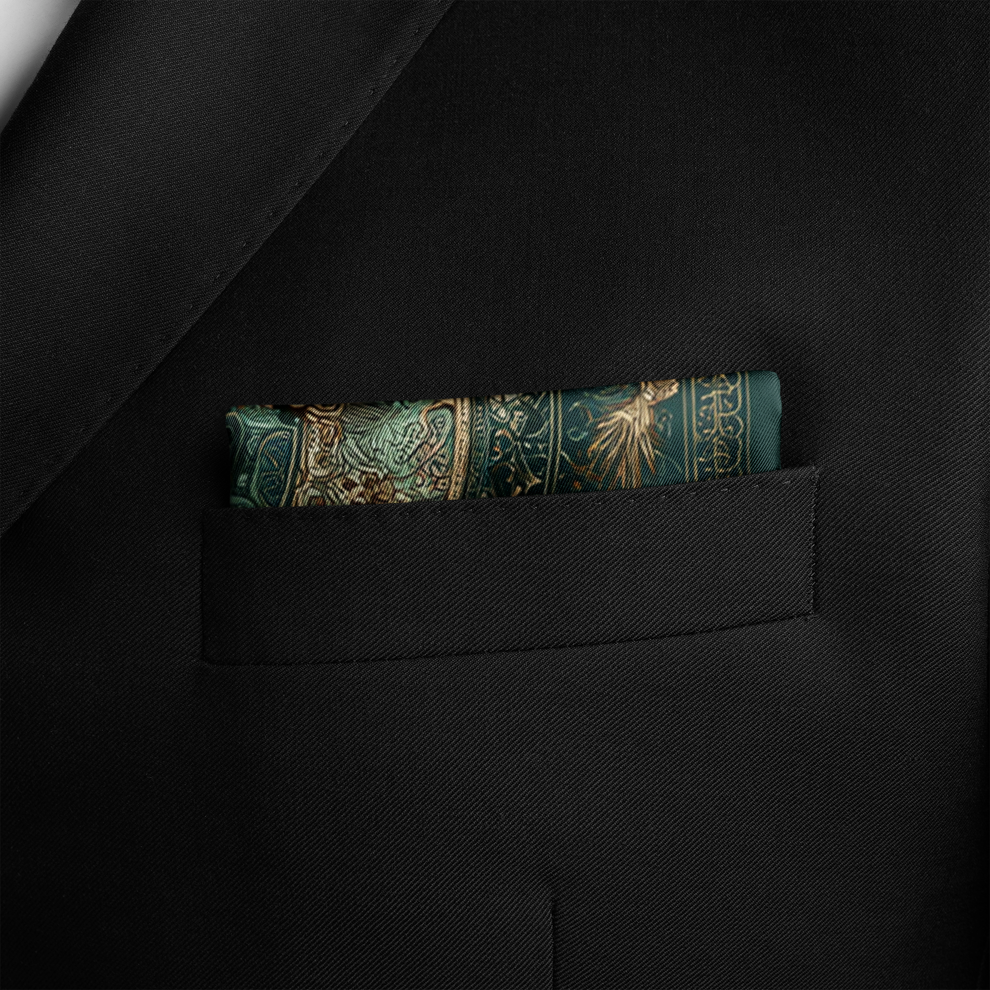 AZUREA SILK POCKET SQUARE AZUREA SILK POCKET SQUARE