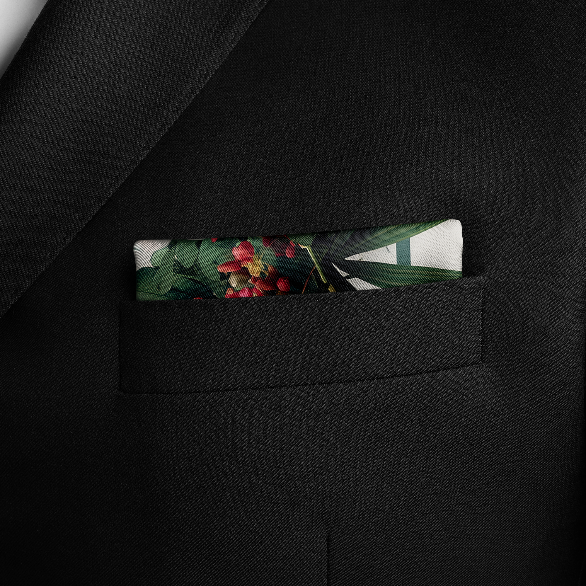 FLORANTA SILK POCKET SQUARE FLORANTA SILK POCKET SQUARE