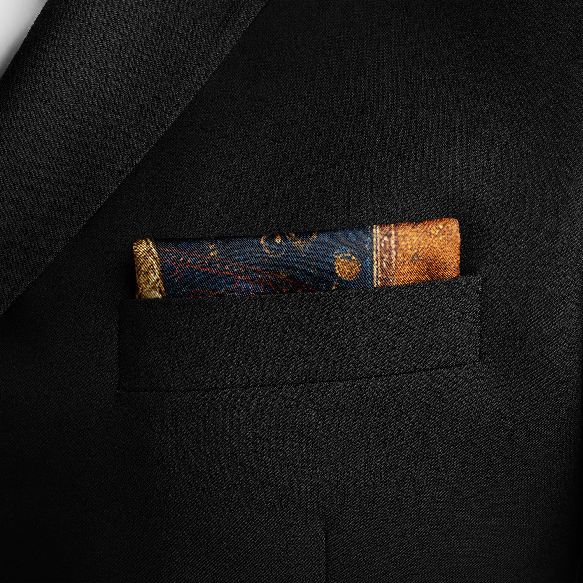 MOSAICO SILK POCKET SQUARE MOSAICO SILK POCKET SQUARE