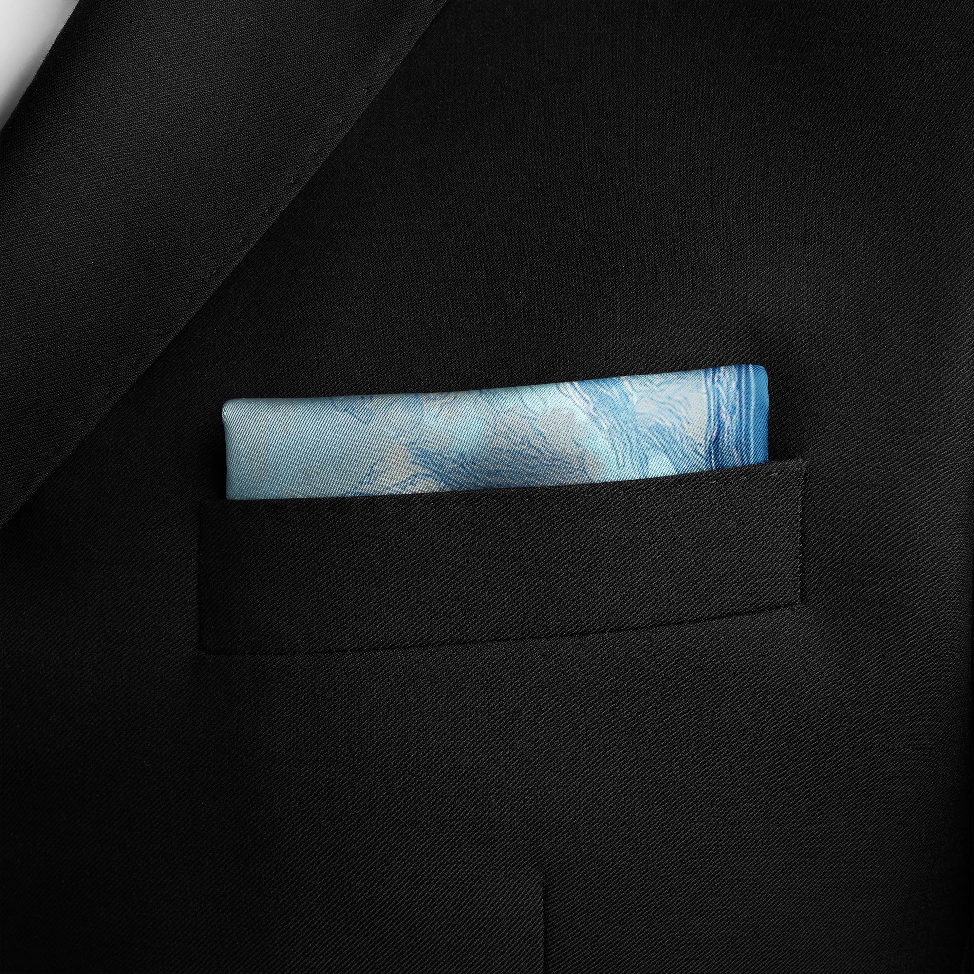 SKYWARD SILK POCKET SQUARE SKYWARD SILK POCKET SQUARE