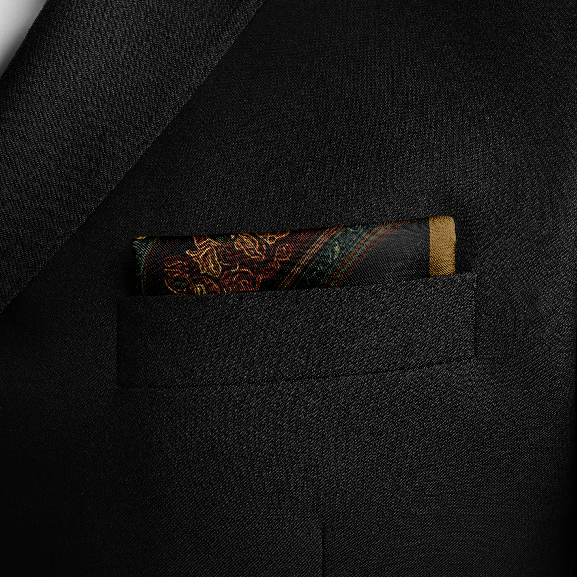 AURELIA SILK POCKET SQUARE AURELIA SILK POCKET SQUARE
