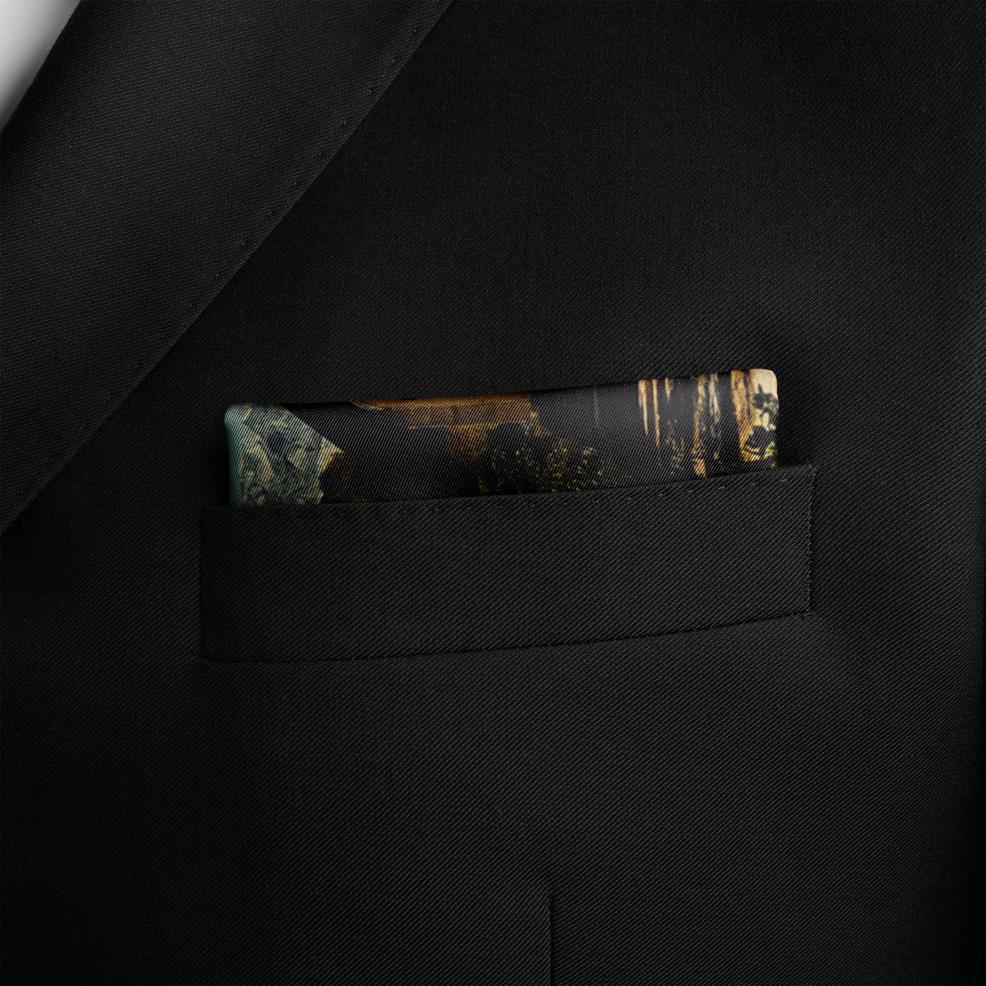 PORTALIS SILK POCKET SQUARE PORTALIS SILK POCKET SQUARE