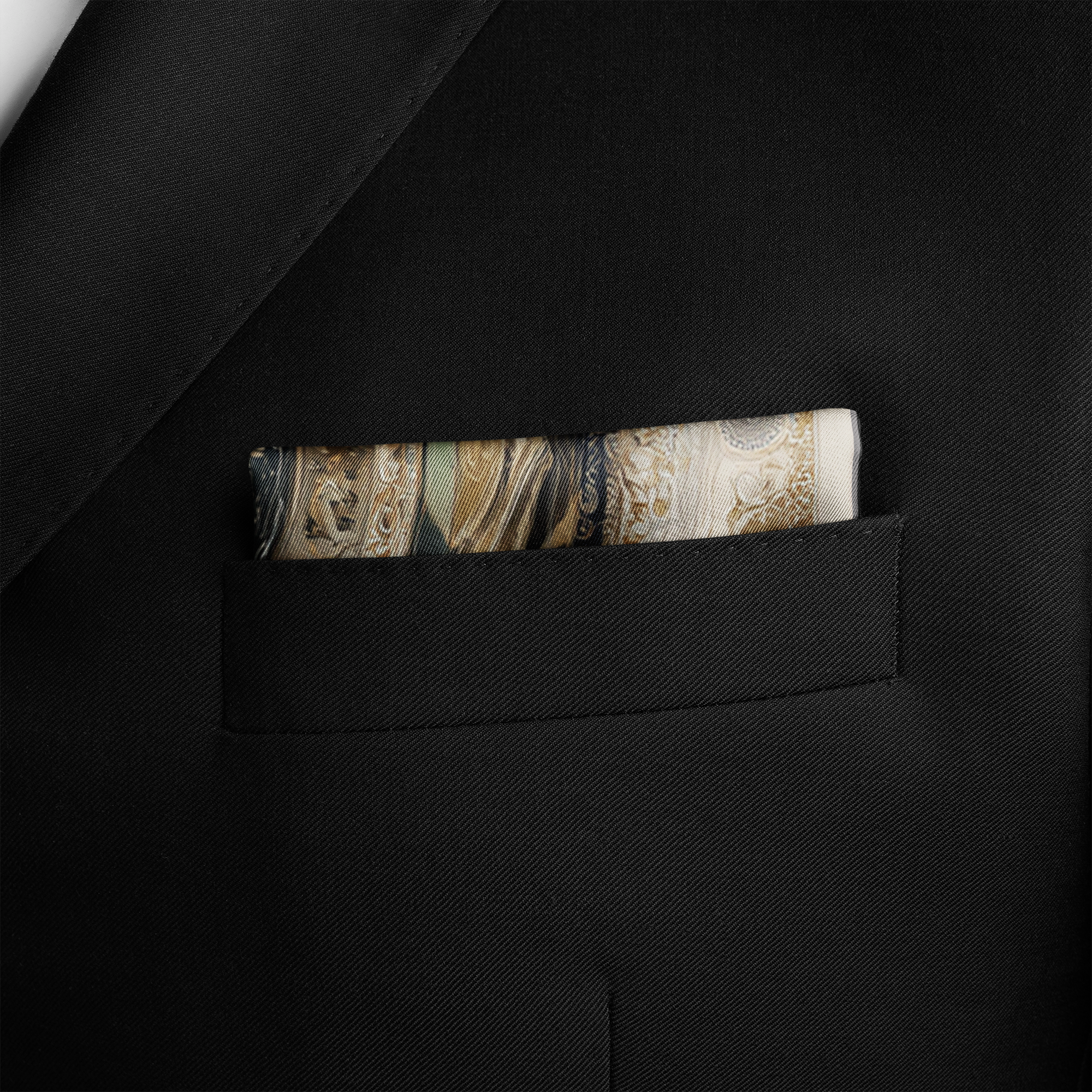 ORBITA SILK POCKET SQUARE ORBITA SILK POCKET SQUARE
